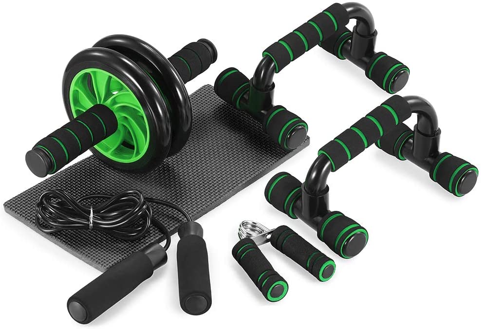 6 Piece Portable Home Gym Kit (Green) 10